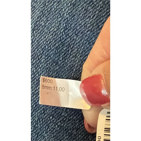 Thursten Men’s Wedding Band Auryn Gold Plated Tungsten with Black Sapphires 8mm - Picture 8 of 8